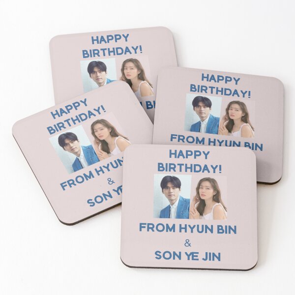 Item preview, Happy Birthday From Hyun Bin + Son Ye Jin  designed and sold by kpopkdramamerch.