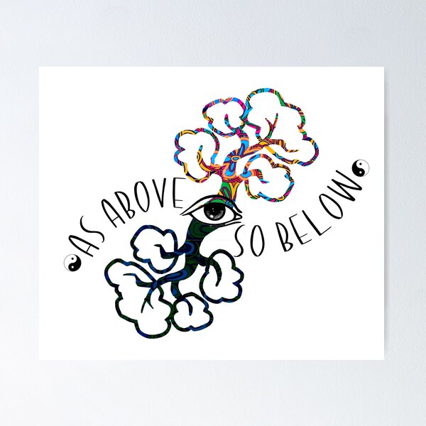 Item preview, As above, so below trees designed and sold by fruitpetunia.