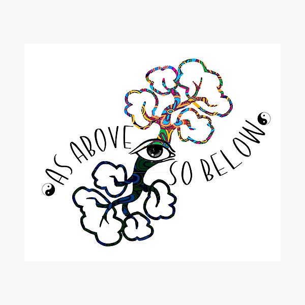 Item preview, As above, so below trees designed and sold by fruitpetunia.