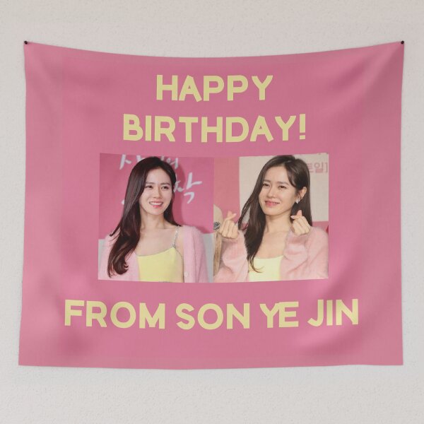 Item preview, Happy Birthday From Son Ye Jin  designed and sold by kpopkdramamerch.