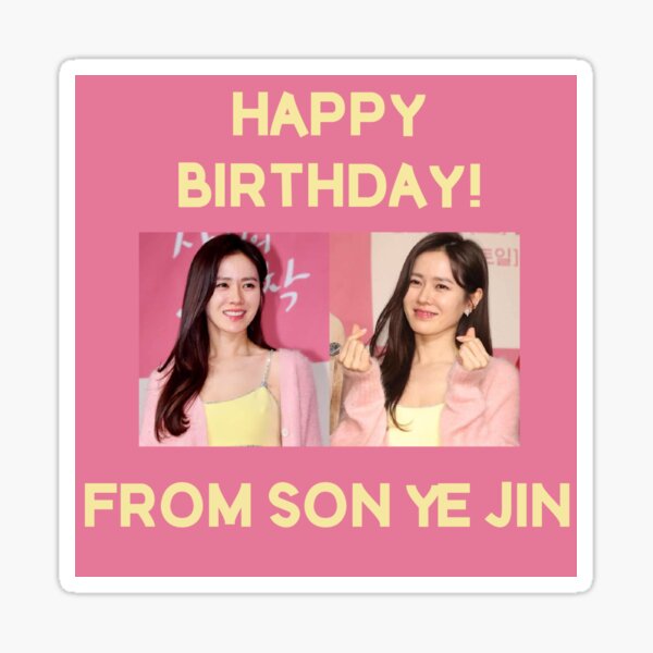 Artikel-Vorschau von Alles Gute zum Geburtstag von Sohn Ye Jin, designt und verkauft von kpopkdramamerch.