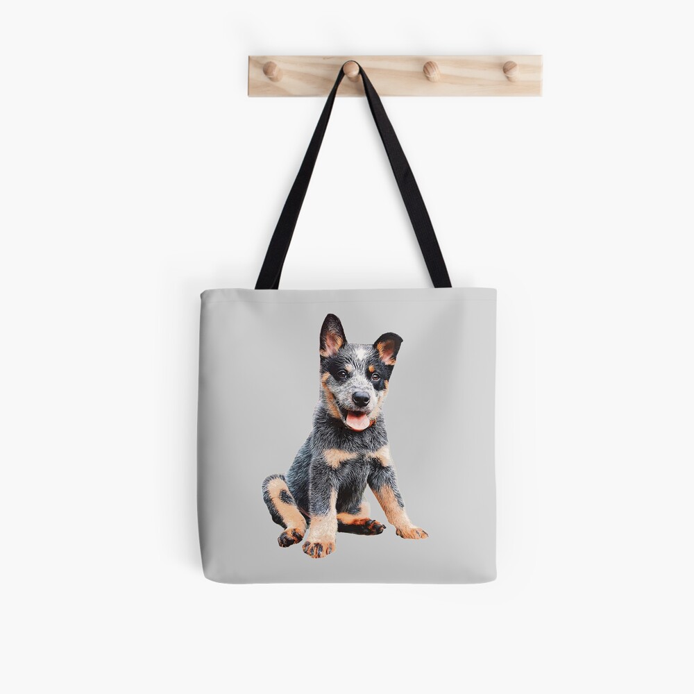 Australian Cattle Dog Blue Heeler Puppy Tote Bag for Sale by Elarex