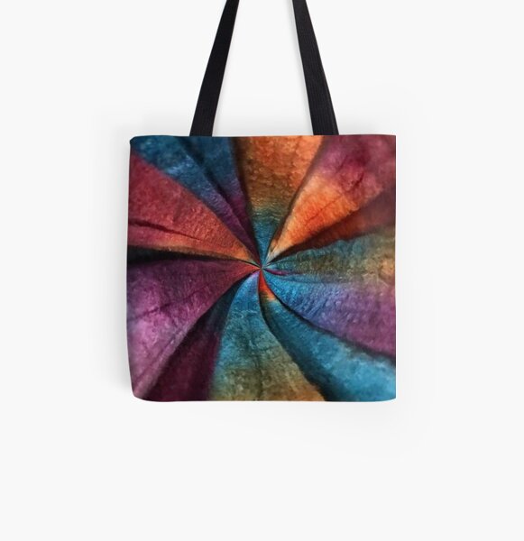 Fiber Swirl All Over Print Tote Bag