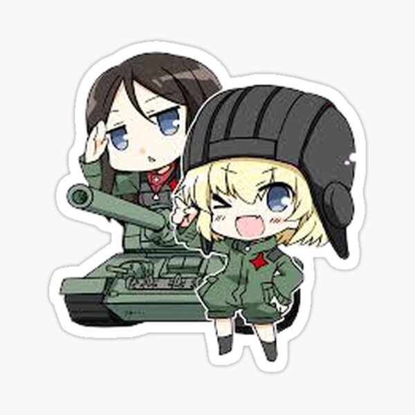 Girls Und Panzer chibi katyusha Sticker