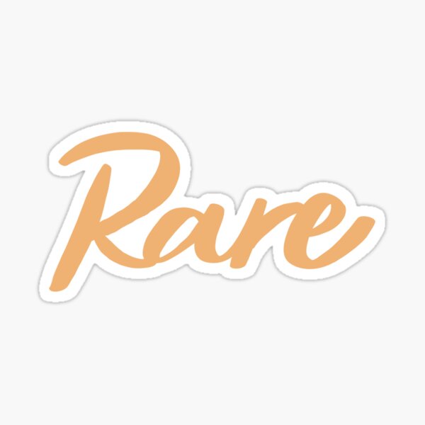 rare (yellow) Sticker