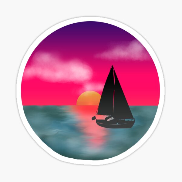 Item preview, sailboat sunset designed and sold by brooke  allen.