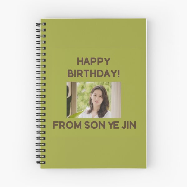 Item preview, Happy Birthday From Son Ye Jin  designed and sold by kpopkdramamerch.