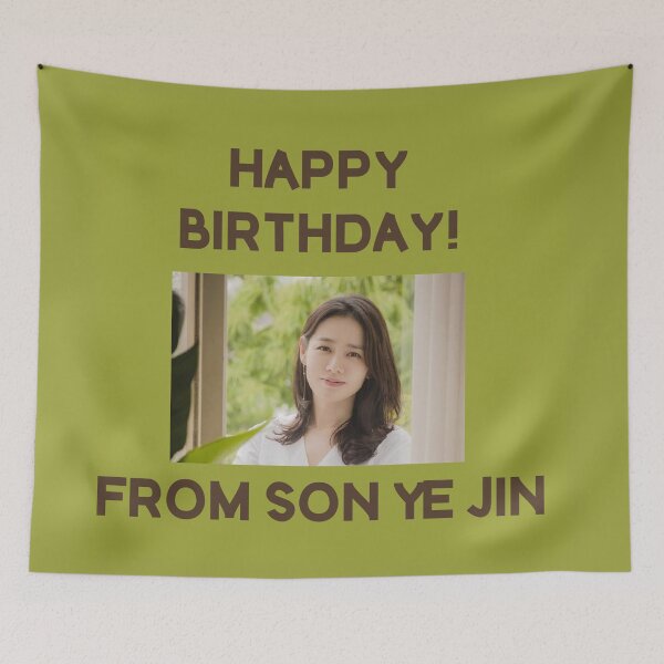 Item preview, Happy Birthday From Son Ye Jin  designed and sold by kpopkdramamerch.