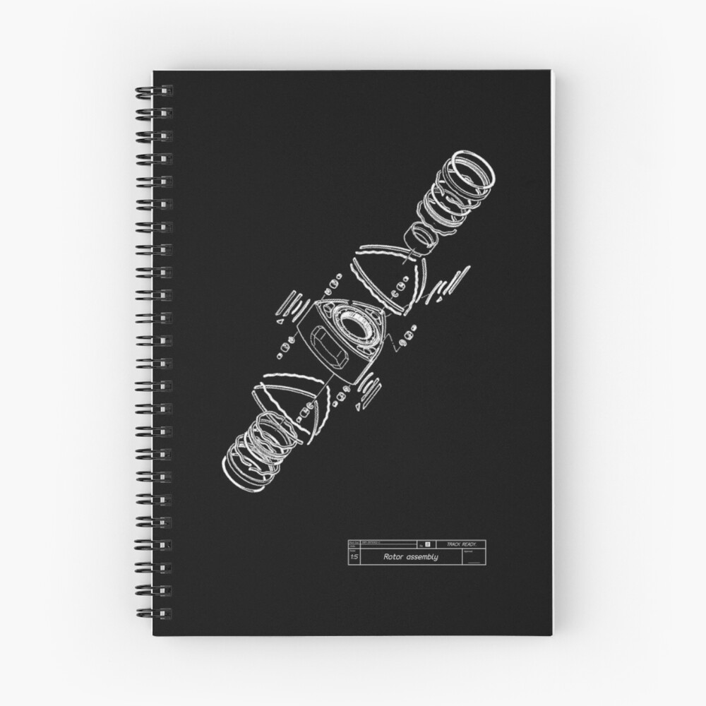 Item preview, Spiral Notebook designed and sold by aero-mati.