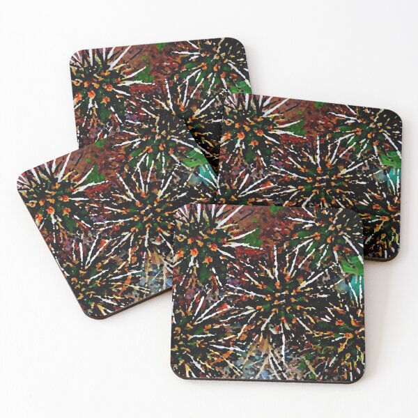 Item preview, Abstract cacti Spikes pattern by Iritof designed and sold by iritof.