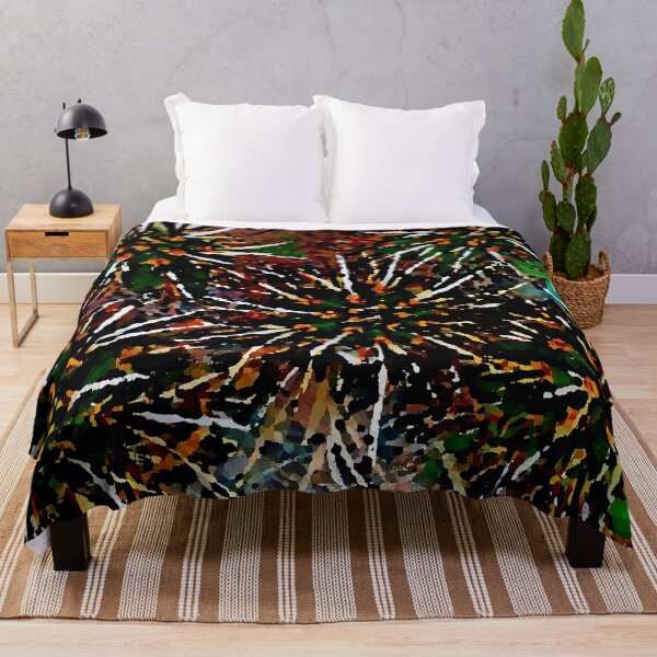 Aperçu de l'œuvre Motif de cactus abstrait Spikes par Iritof créée et vendue par iritof.