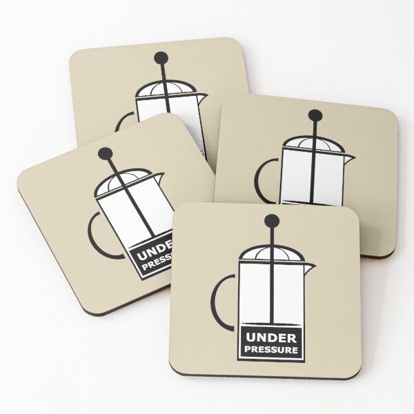 Item preview, Under Pressure French Press designed and sold by HappyThoughts85.