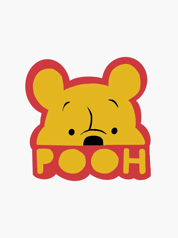 Pooh” sticker