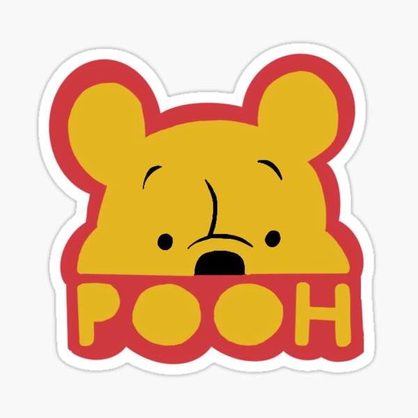 “Pooh” sticker Sticker