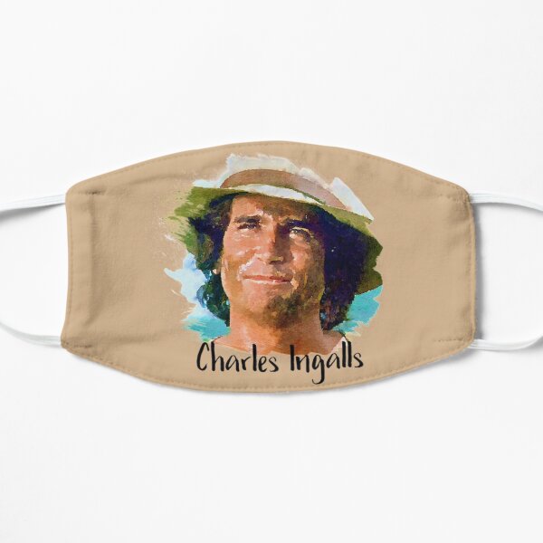 Charles Ingalls Little House on the Prairie Flat Mask