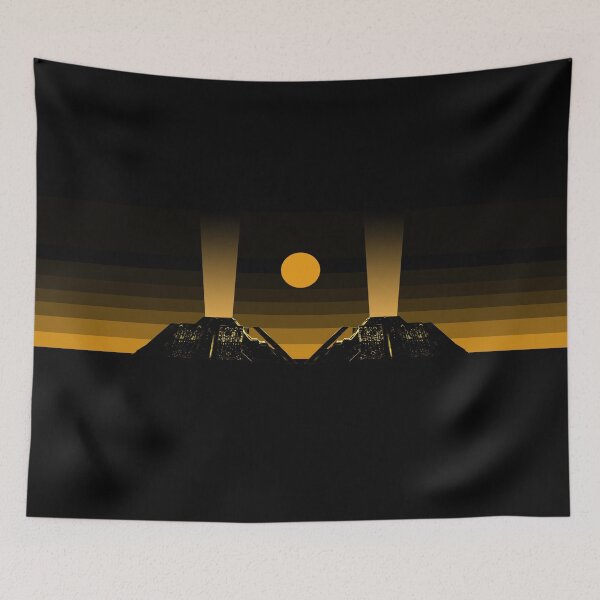 Item preview, Blade Runner Tyrell Building - Sunset designed and sold by Ghost Bunny Design.
