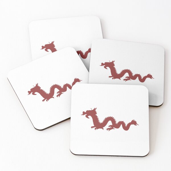 Item preview, Chinese Red Dragon Silhouette designed and sold by Ginial.