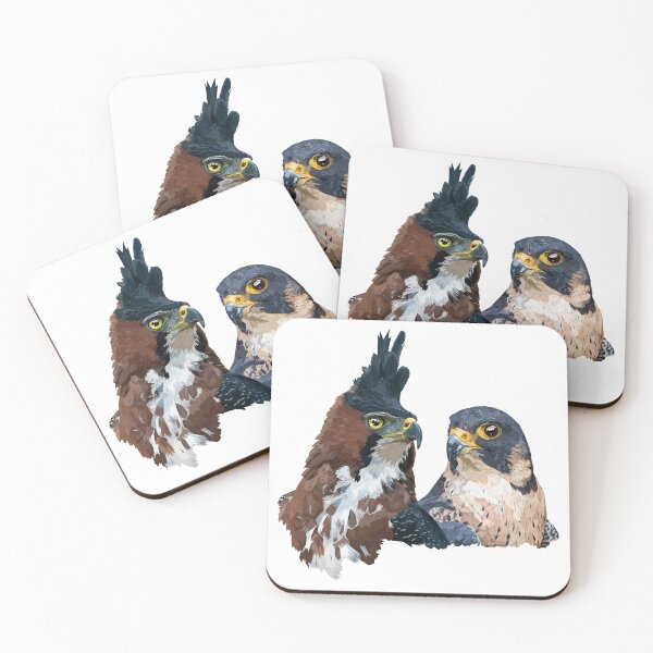 Item preview, Crested Eagle and Peregrine Falcon designed and sold by obscurite.