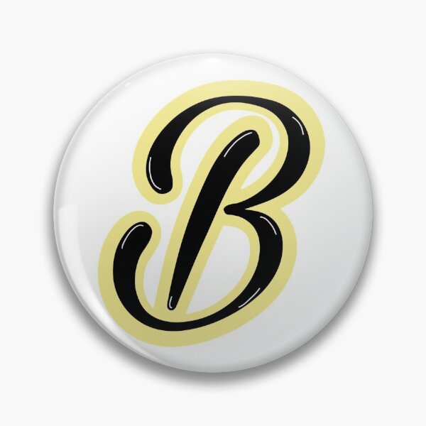 Item preview, Light Yellow Letter B designed and sold by MaeCreates.