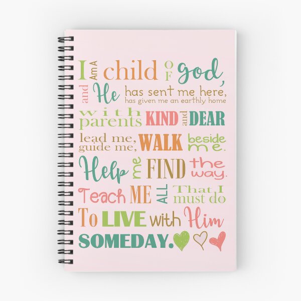 Item preview, Notebook - I am a child of God designed and sold by della95.