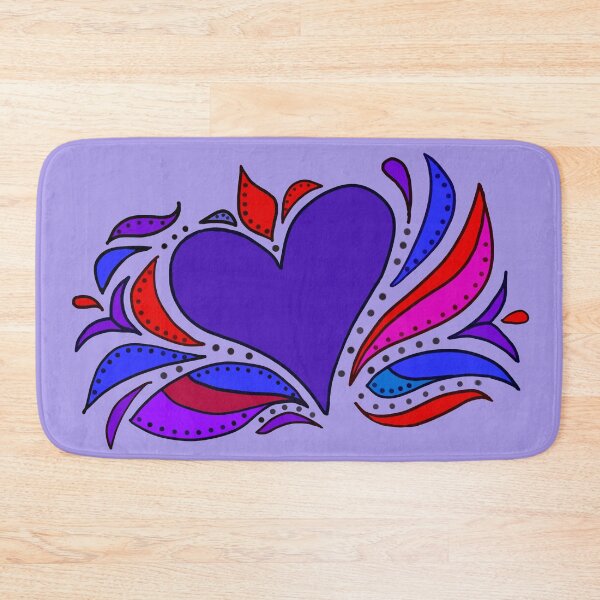 Item preview, Purple Floating Heart designed and sold by Norma Linda Ventura.