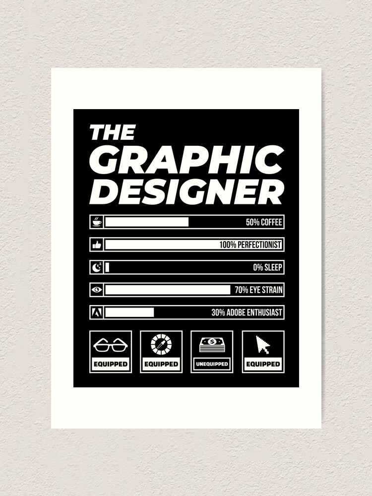 The Graphic Designer Profile (Black Version)