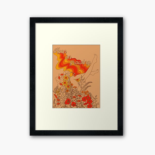 Keep on growing Framed Art Print