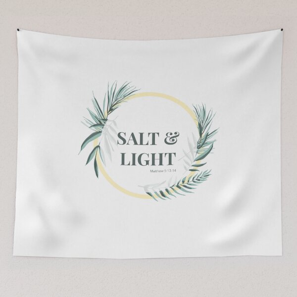 Item preview, Salt and Light Matthew 5:13-14 designed and sold by Katherine Winner.