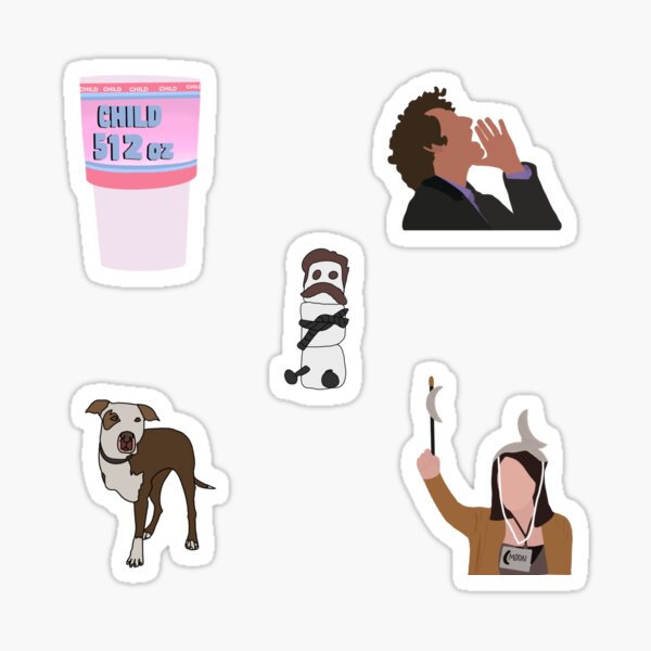 Item preview, Parks and Recreation Mini Sticker / Magnet Pack Set 1 designed and sold by jaelynandrade.