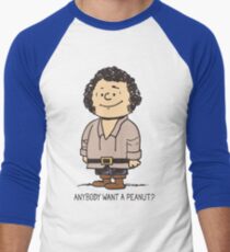 Anybody Want a Peanut? Men's Baseball Âľ T-Shirt