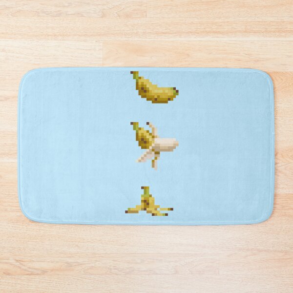 Item preview, pixel banana phone case blue designed and sold by lesliethegoat.