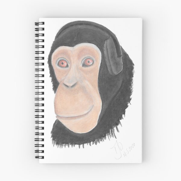 Item preview, Musical Chimp (DJ Monkey) designed and sold by TheMaykUpArtist.