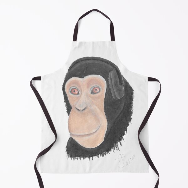 Item preview, Musical Chimp (DJ Monkey) designed and sold by TheMaykUpArtist.