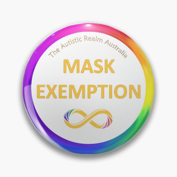 Mask Exemption Gold Pin