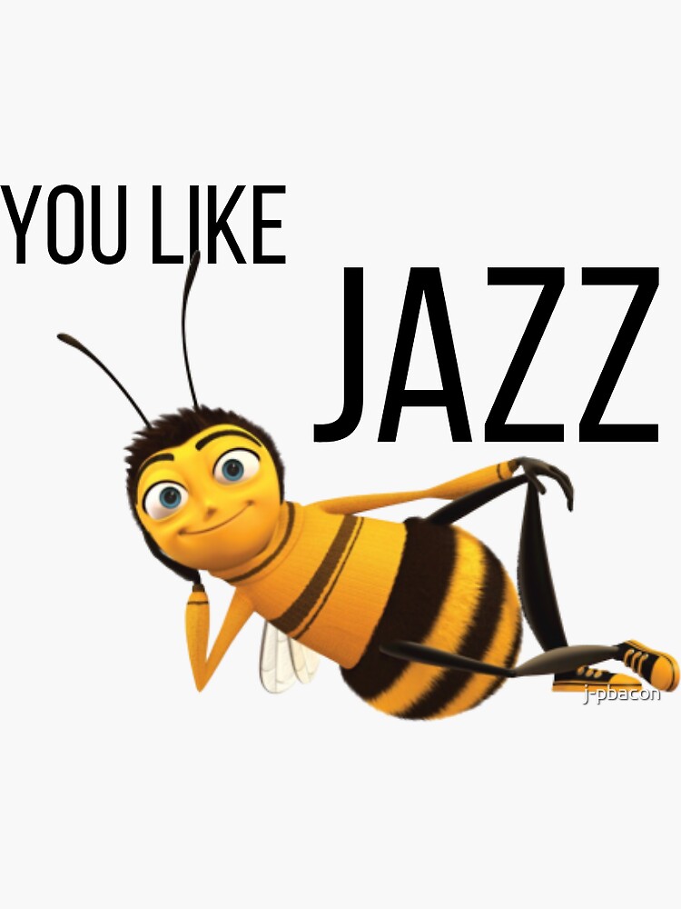 "You Like JAZZ" Sticker for Sale by j-pbacon | Redbubble