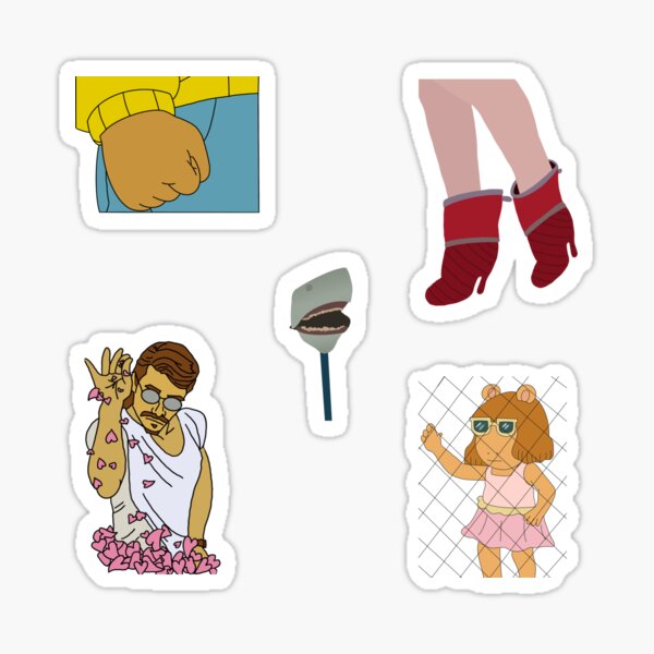 Item preview, Memes Mini Sticker / Magnet Pack Set 1 designed and sold by jaelynandrade.