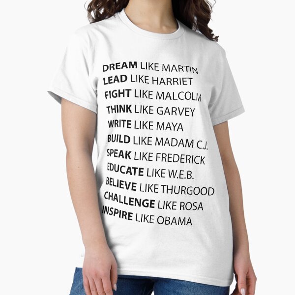 Vista previa del artículo con la obra «Héroe negro | Historia negra | Líderes afroamericanos de los derechos civiles», diseñado y vendido por UrbanApparel.