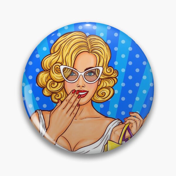 Item preview, Hot Pop Art Girl Going Shopping designed and sold by MaayanCo.