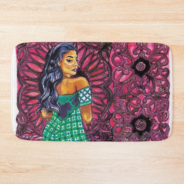 Item preview, Beautiful Woman in  Fushia Background  designed and sold by alexanderrosede.