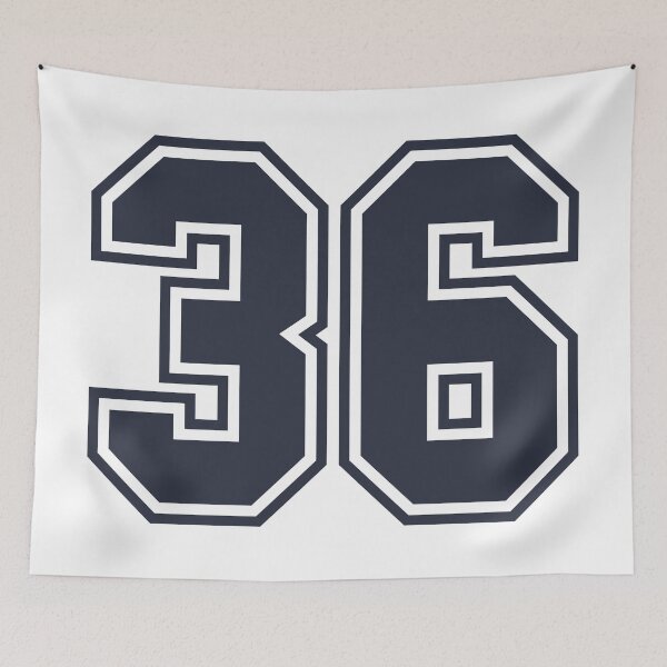 Item preview, 36 Sports Number Thirty-Six designed and sold by HelloFromAja.