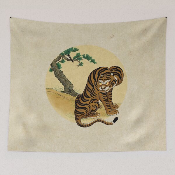 Item preview, Tiger with magpie type-A designed and sold by minsillust.