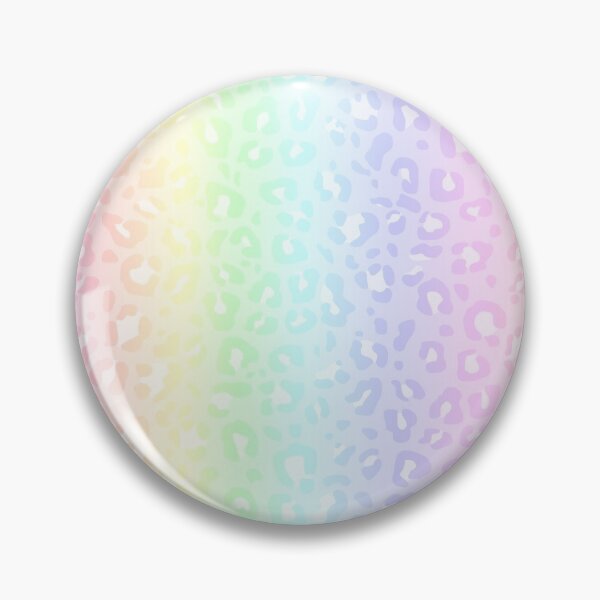 Item preview, Ultra Pastel Rainbow and White Spots Leopard Print designed and sold by Bumblefuzzies.
