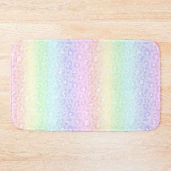 Item preview, Ultra Pastel Rainbow and White Spots Leopard Print designed and sold by Bumblefuzzies.