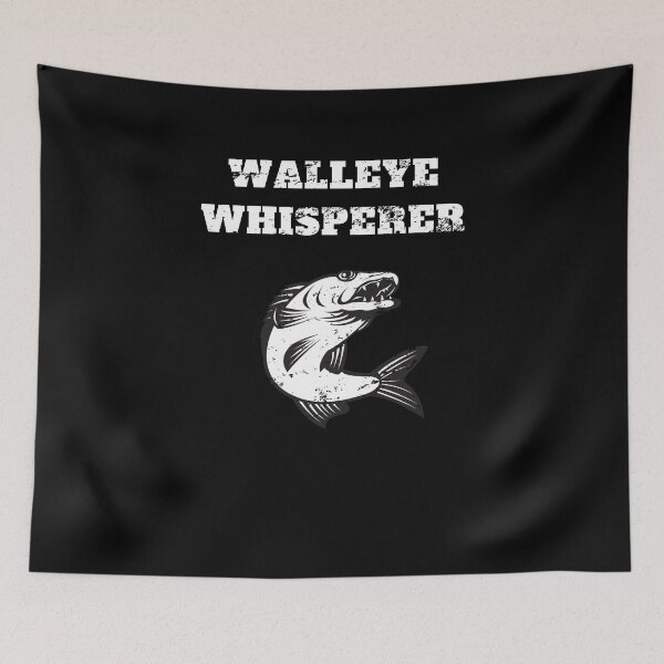 Item preview, Walleye whispering fishing Retro Vintage designed and sold by Jeangel97.