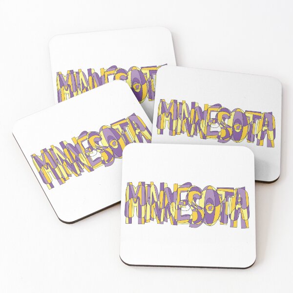 Item preview, Purple and Yellow Minnesota Word Doodle designed and sold by klaireep.