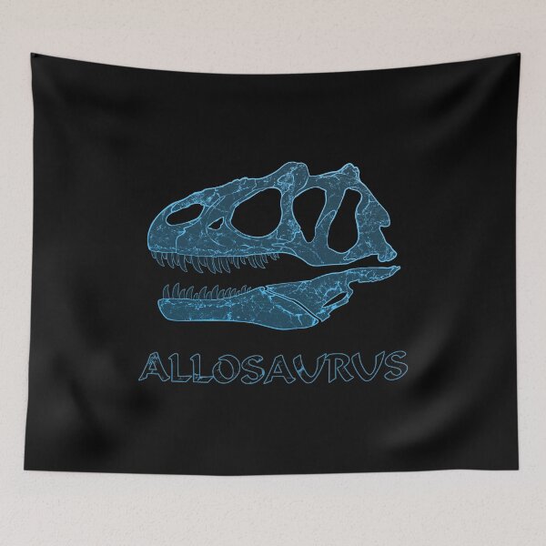 Item preview, Allosaurus fossil designed and sold by NicGrayGraphic.
