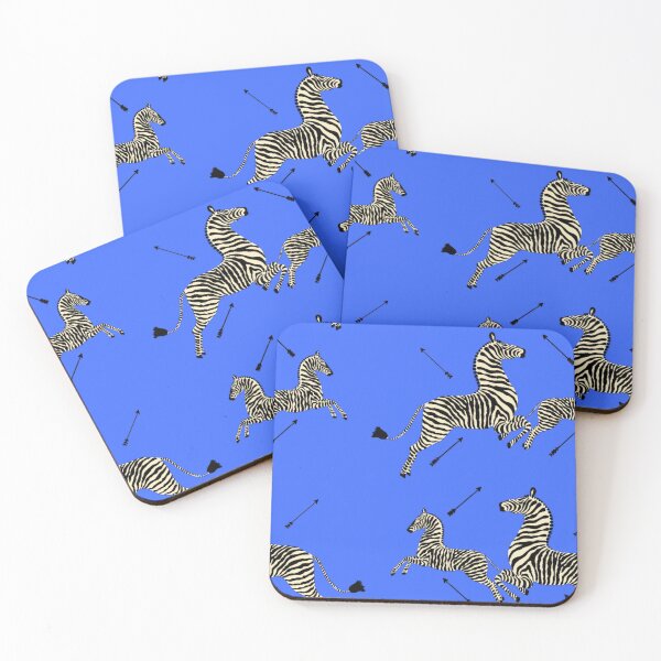 Item preview, The Tenenbaums Zebra! Royal Blue designed and sold by KateHolderness.