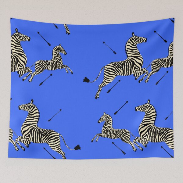 Item preview, The Tenenbaums Zebra! Royal Blue designed and sold by KateHolderness.