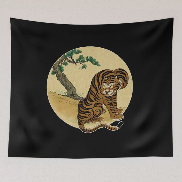 Item preview, Tiger with magpie type-B designed and sold by minsillust.