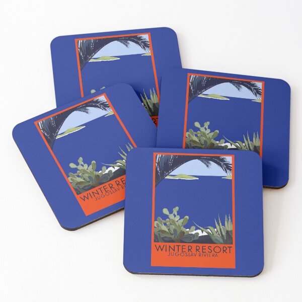Item preview, Vintage Winter Resort in Jugoslav Rivera Travel designed and sold by digitalvintage.